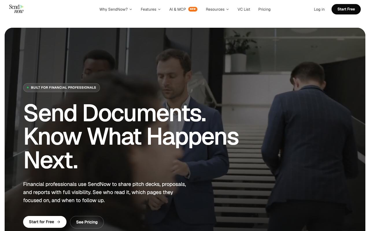 SendNow workspace preview